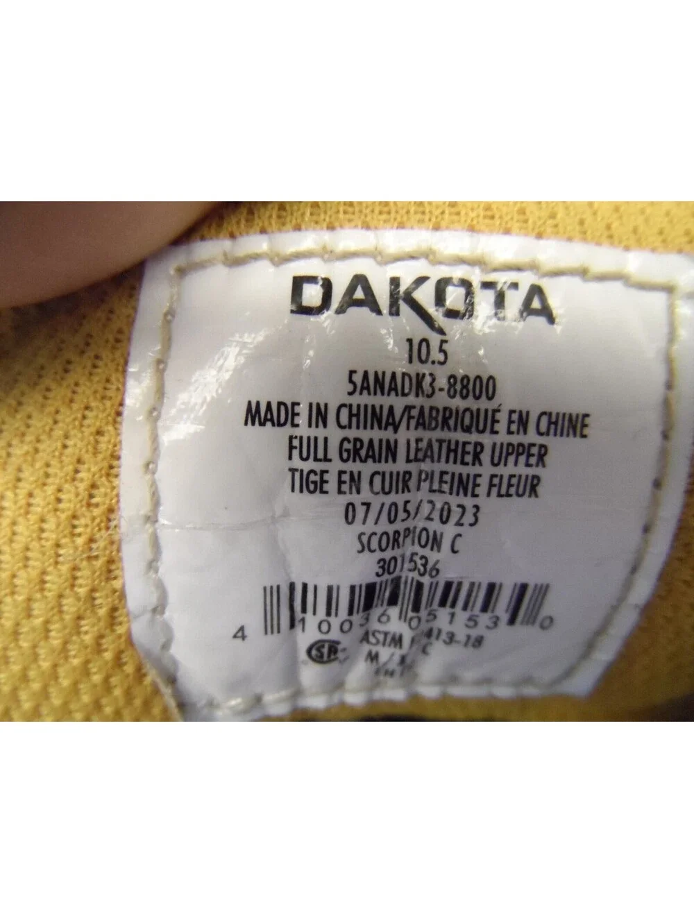 Dakota Men's 8800 8 Inch Composite Toe Composite Plate Work Boot Brown 10.5M
